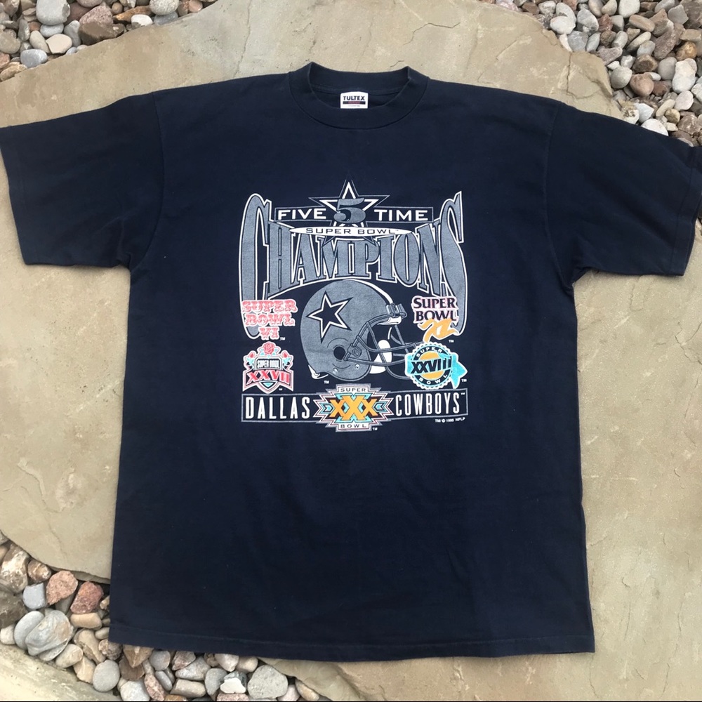 {XXL}Dallas Cowboys 5 Time Super Bowl Shirt - Picture 1 of 4